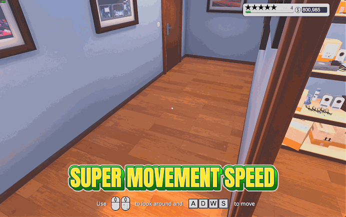 PC Building Simulator — Sprint Shoes (Faster Walking)